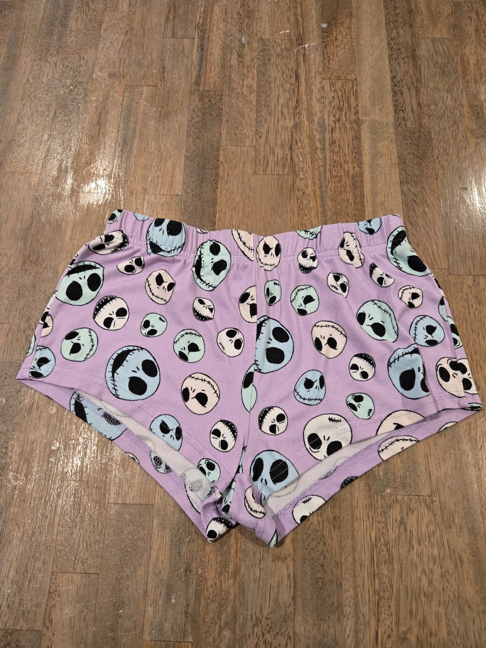 Women's Lavender Nightmare Before Christmas Lounge Shorts